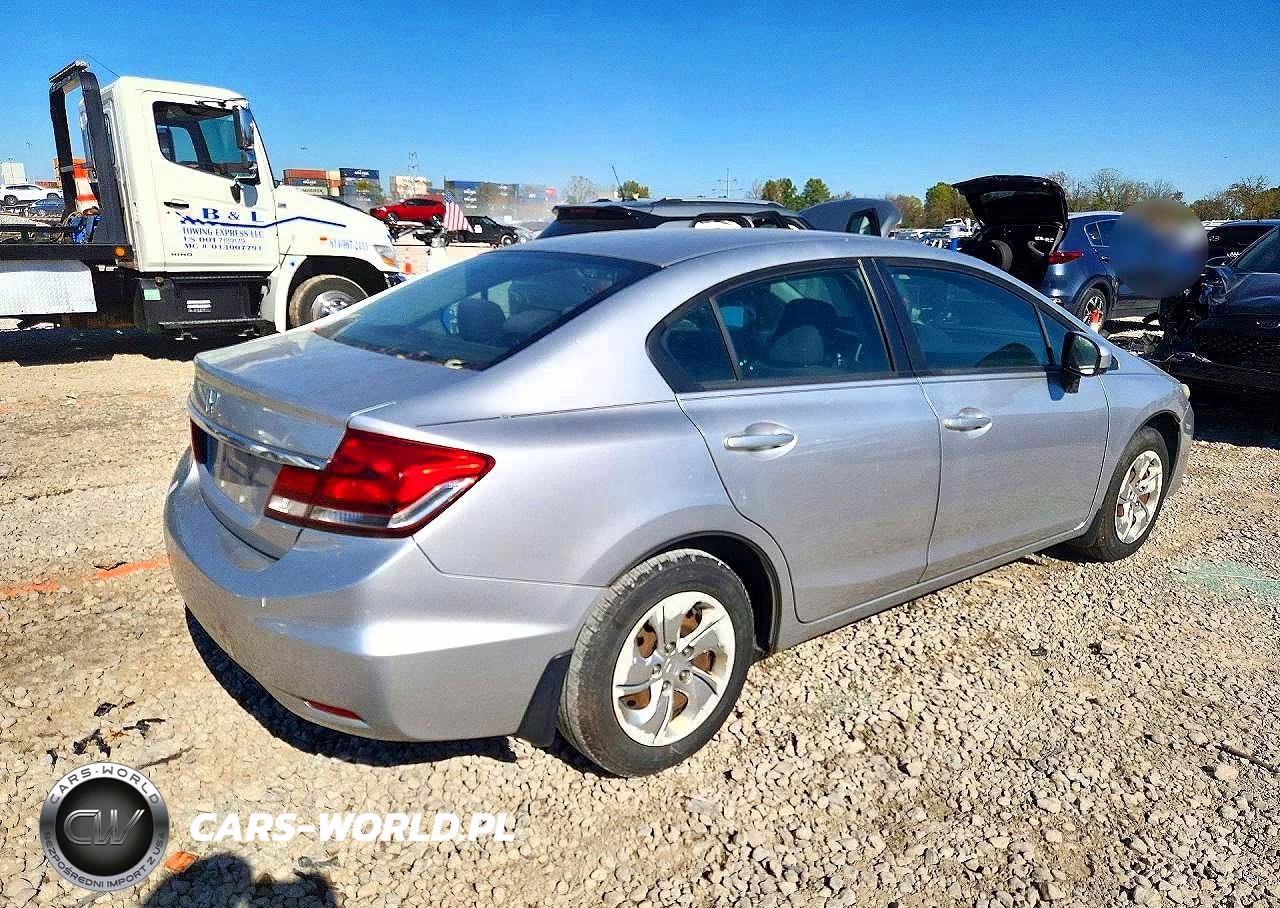 2014 Honda Civic Lx VIN:19XFB2F59EE020717 - 3