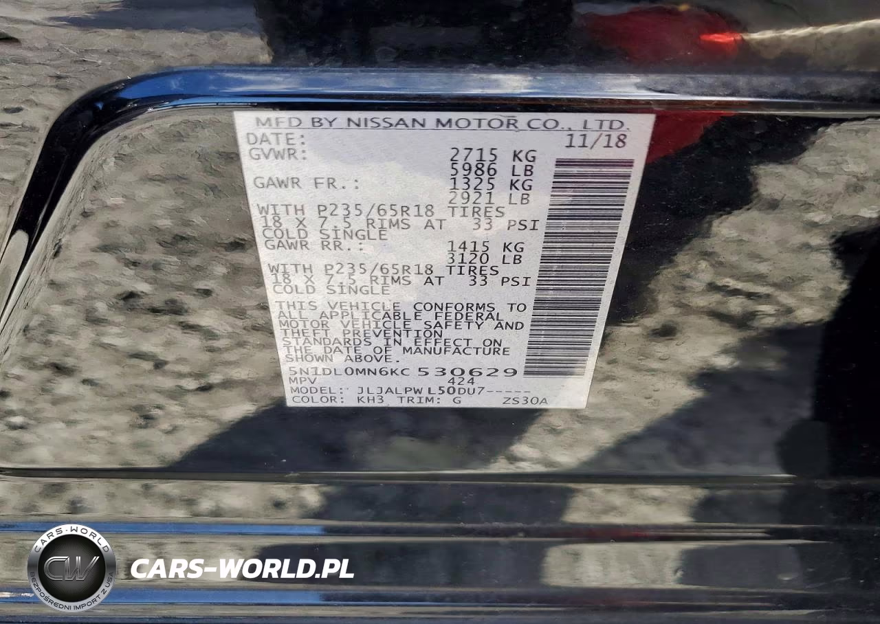 2019 Infiniti Qx60 Pure VIN:5N1DL0MN6KC530629 - 13