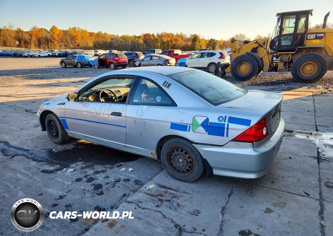 2005 Honda Civic Dx Vp VIN:1HGEM211X5L052837 - 2