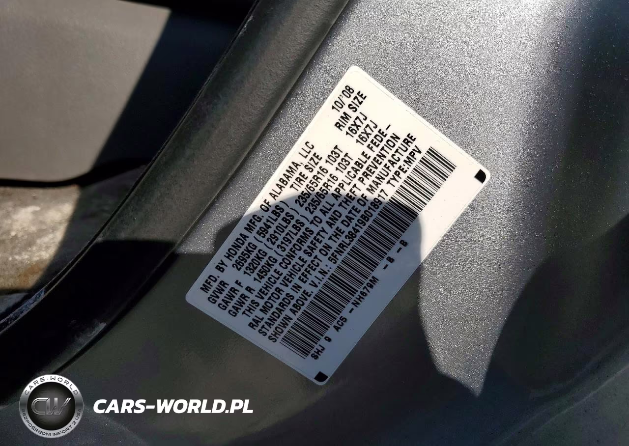 2009 Honda Odyssey Ex VIN:5GNRL38419B018917 - 13