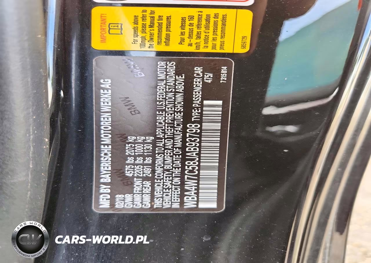 2018 BMW 440I VIN:WBA4W7C58JAB93798 - 12
