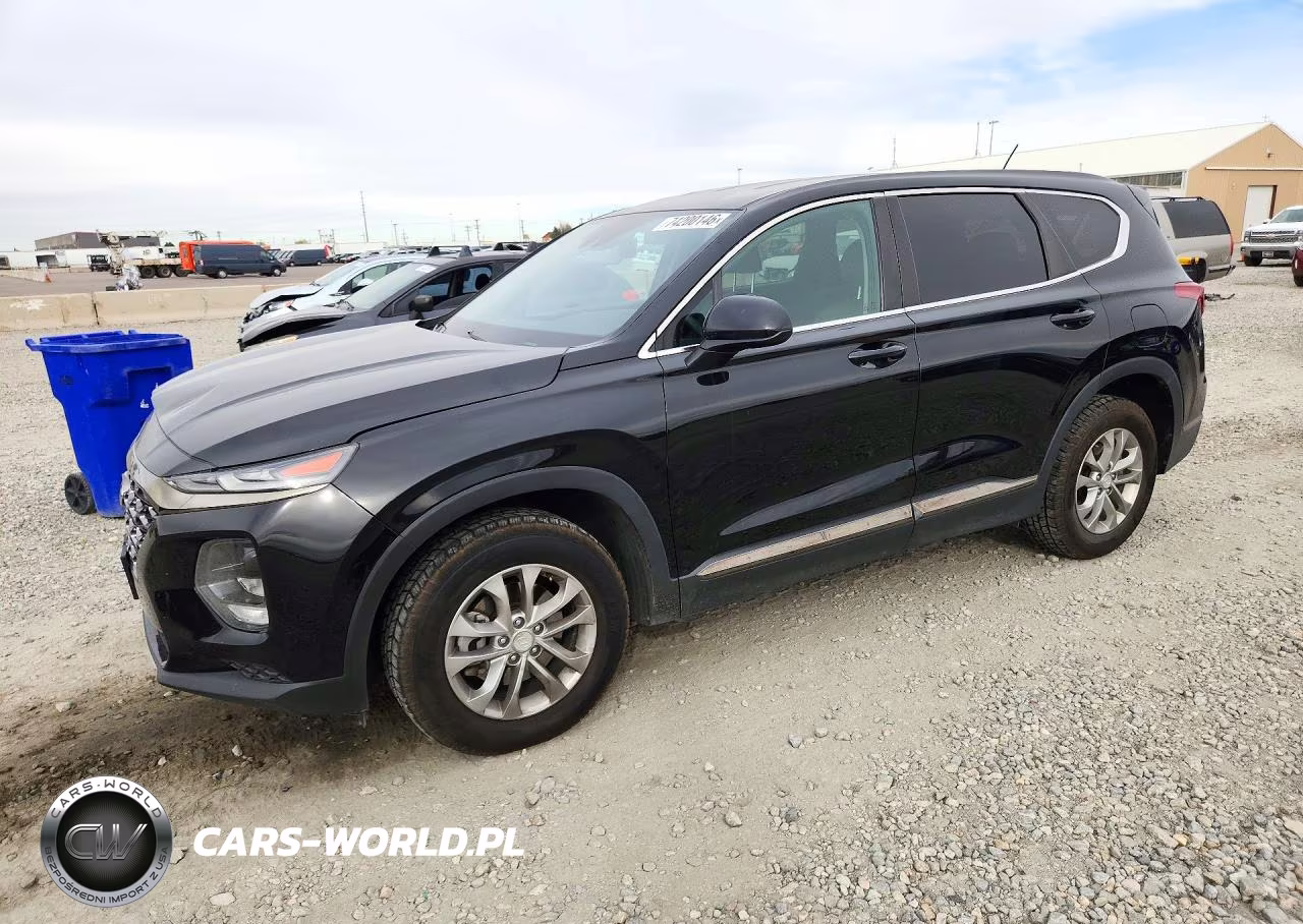 2019 Hyundai Santa Fe Se VIN:5NMS2CAD9KH118086 - 1