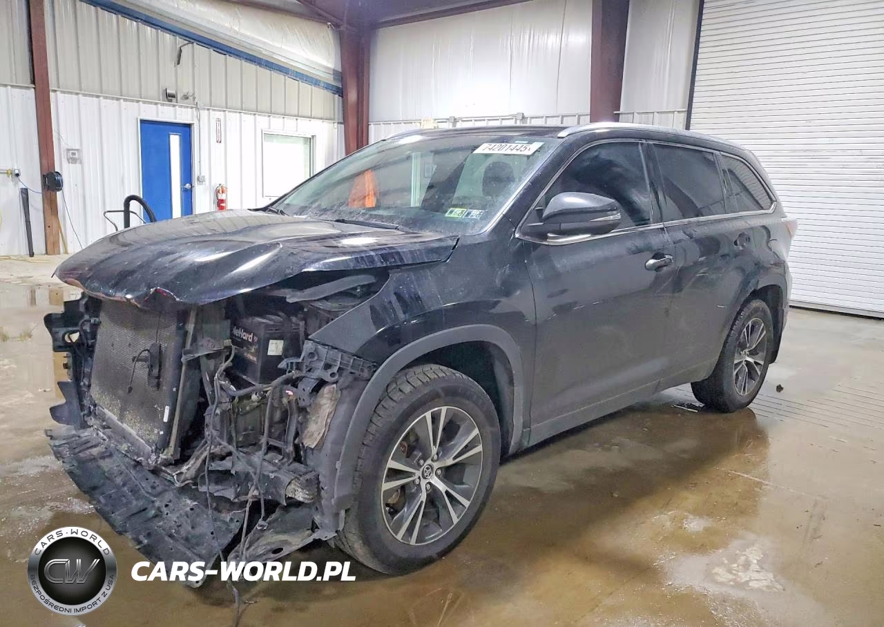 2016 Toyota Highlander Xle VIN:5TDJKRFH8GS245748 - 1