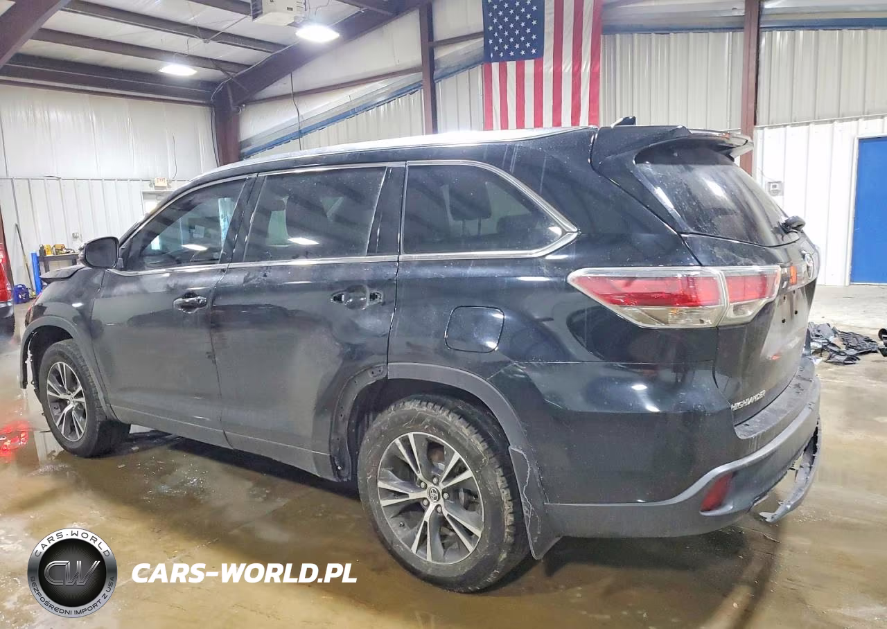 2016 Toyota Highlander Xle VIN:5TDJKRFH8GS245748 - 2