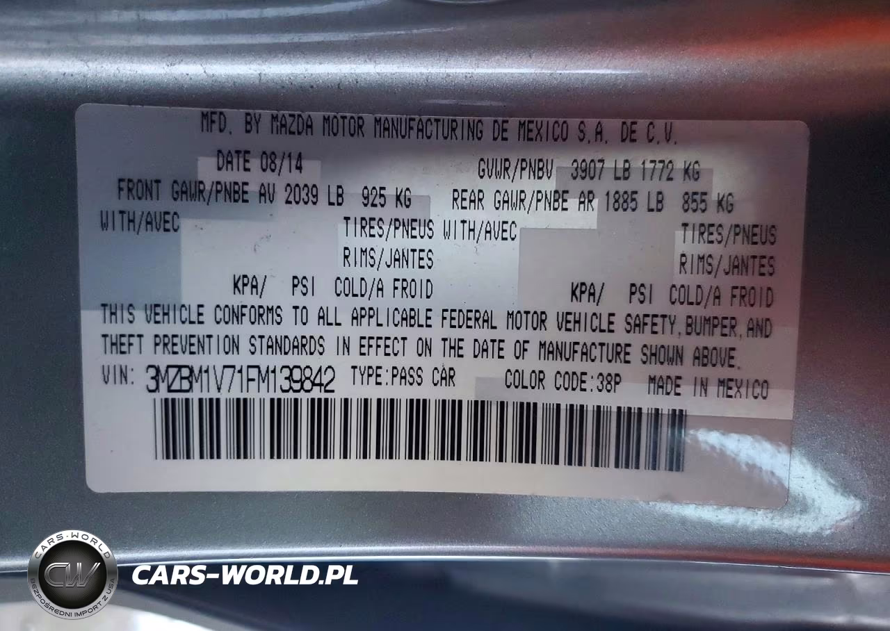 2015 Mazda 3 Touring VIN:3MZBM1V71FM139842 - 12