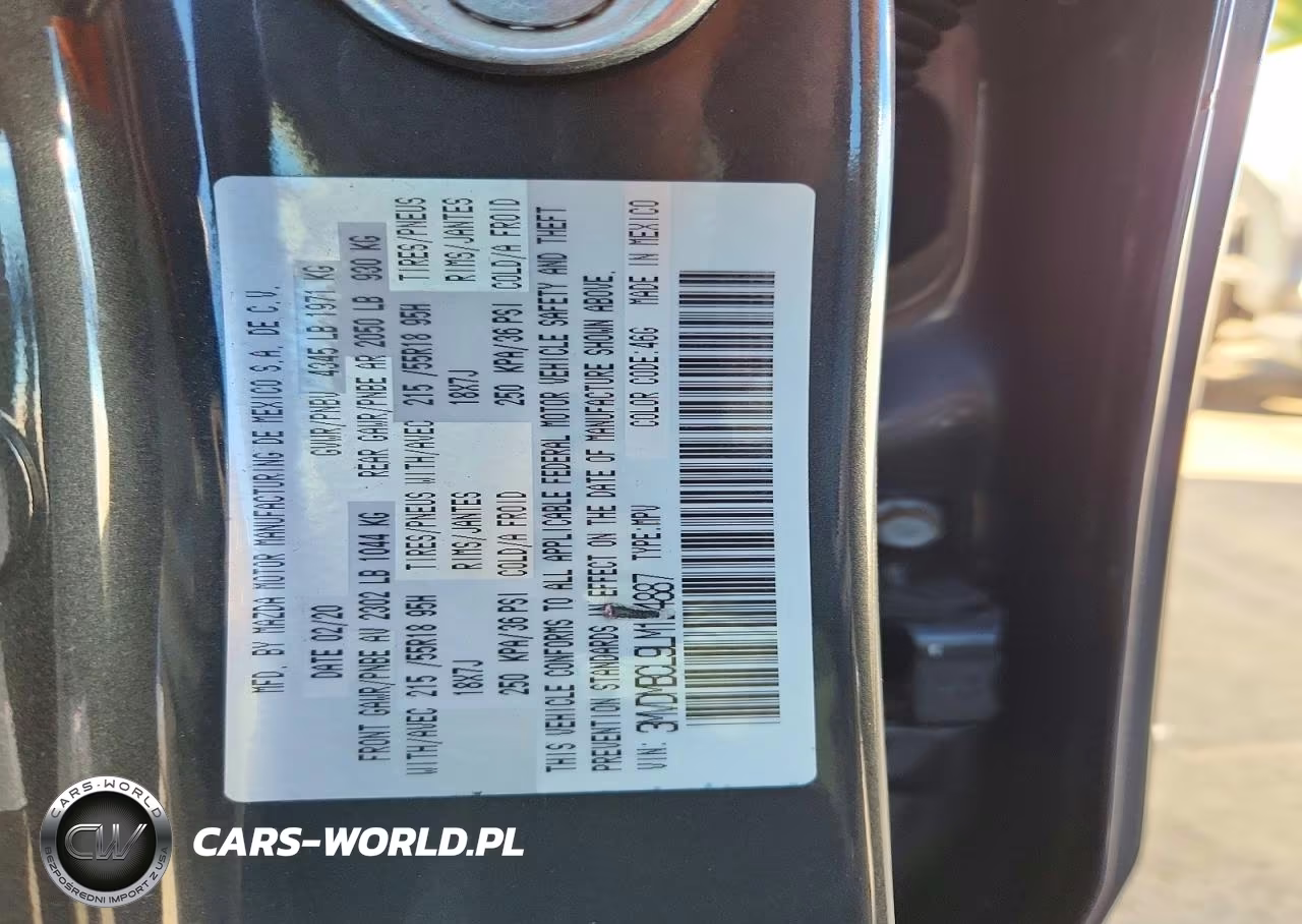 2020 Mazda Cx-30 Select VIN:3MVDMBCL9LM124887 - 14