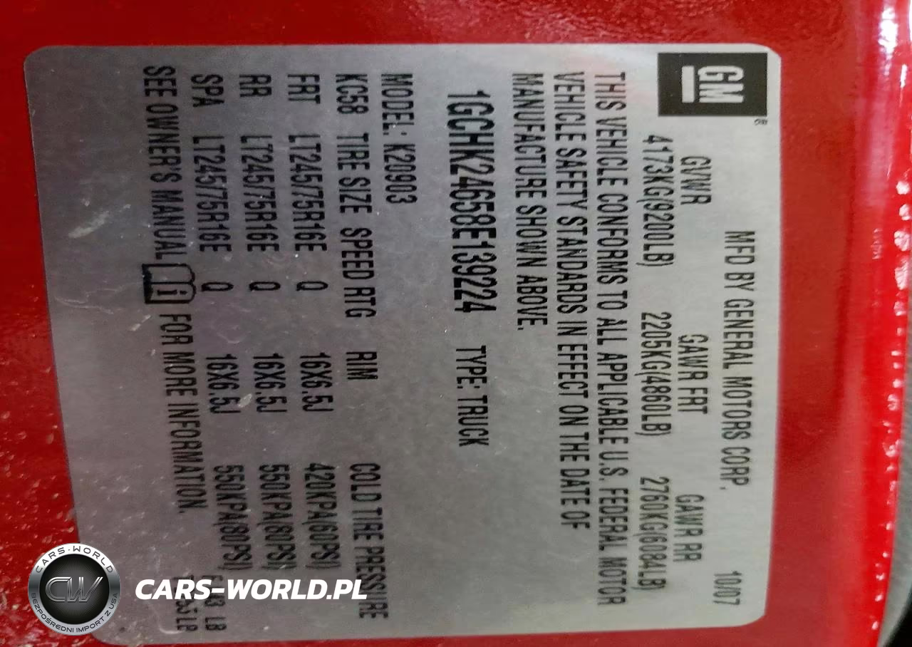 2008 Chevrolet Silverado K2500 Heavy Duty VIN:1GCHK24658E139224 - 12