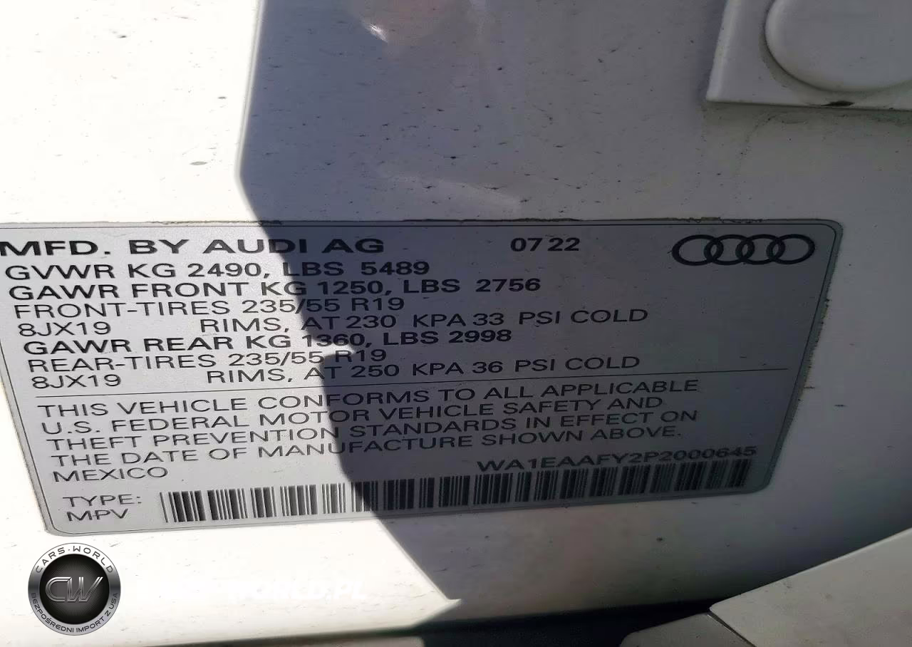 2023 Audi Q5 Premium Plus 45 VIN:WA1EAAFY2P2000645 - 13