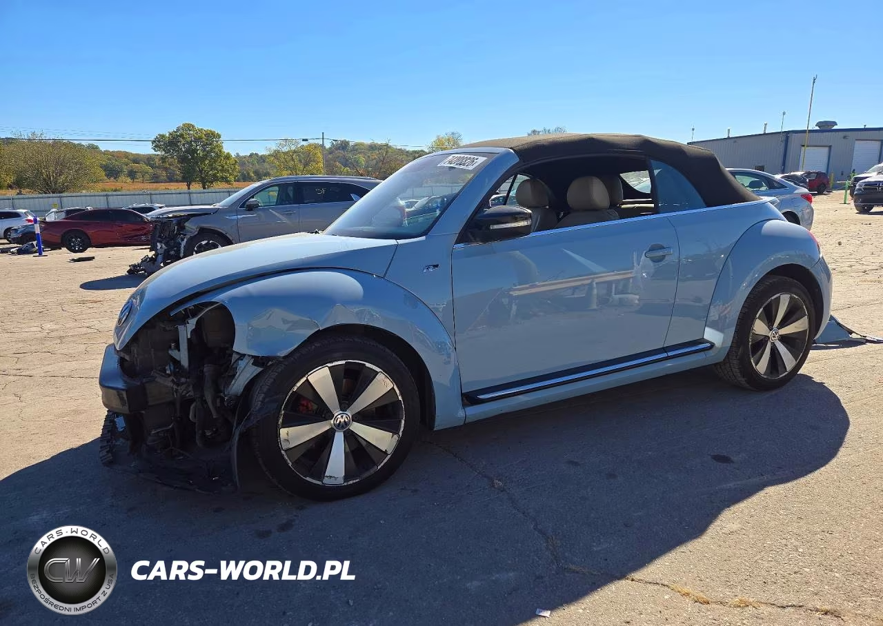 2014 Volkswagen Beetle Turbo VIN:3VW8T7AT7EM813705 - 1