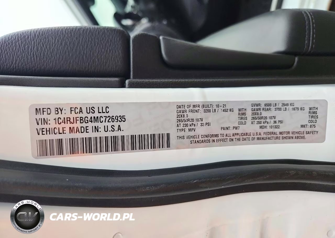 2021 Jeep Grand Cherokee Limited VIN:1C4RJFBG4MC726935 - 13