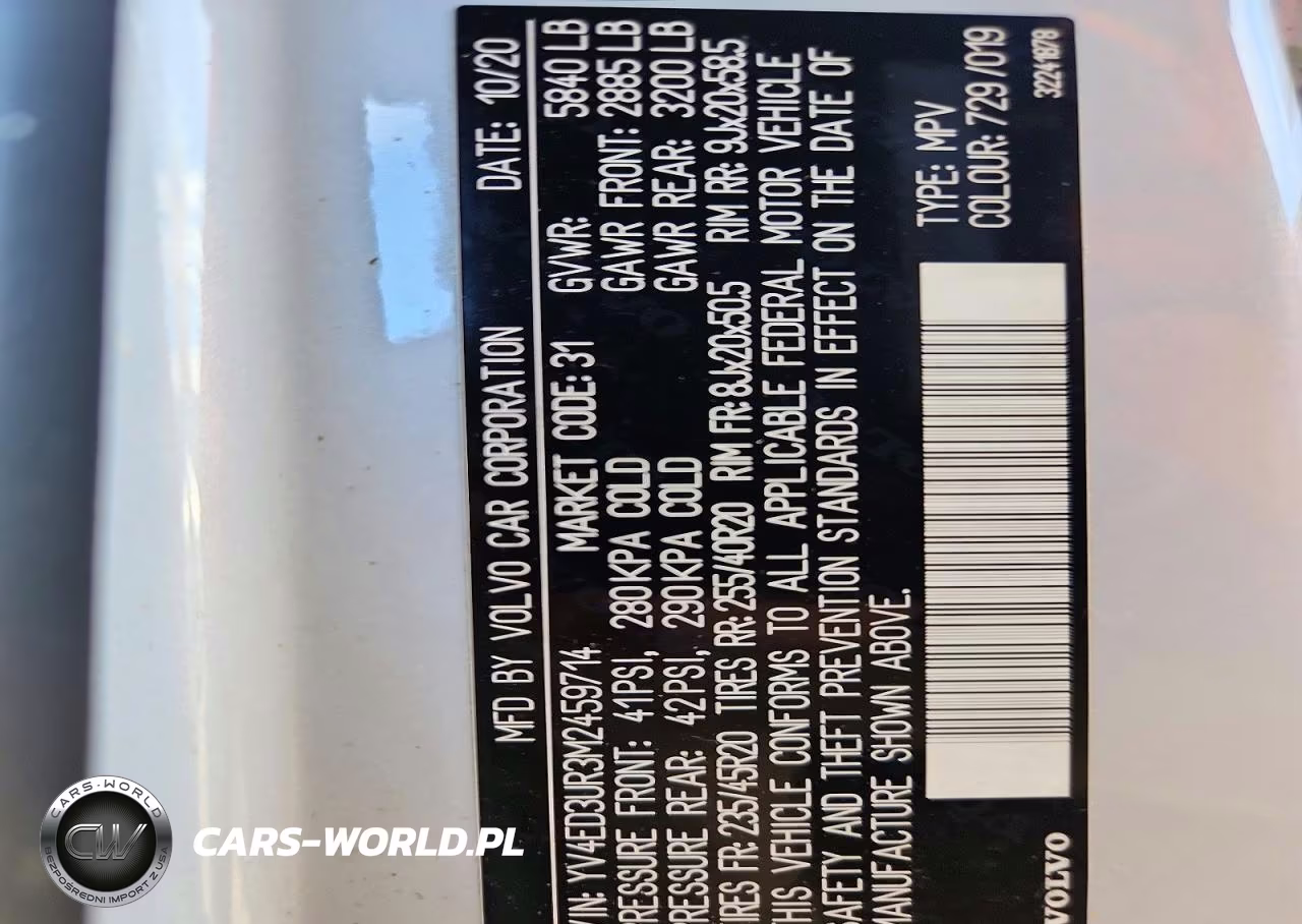 2021 Volvo Xc40 Recharge VIN:YV4ED3UR3M2459714 - 14
