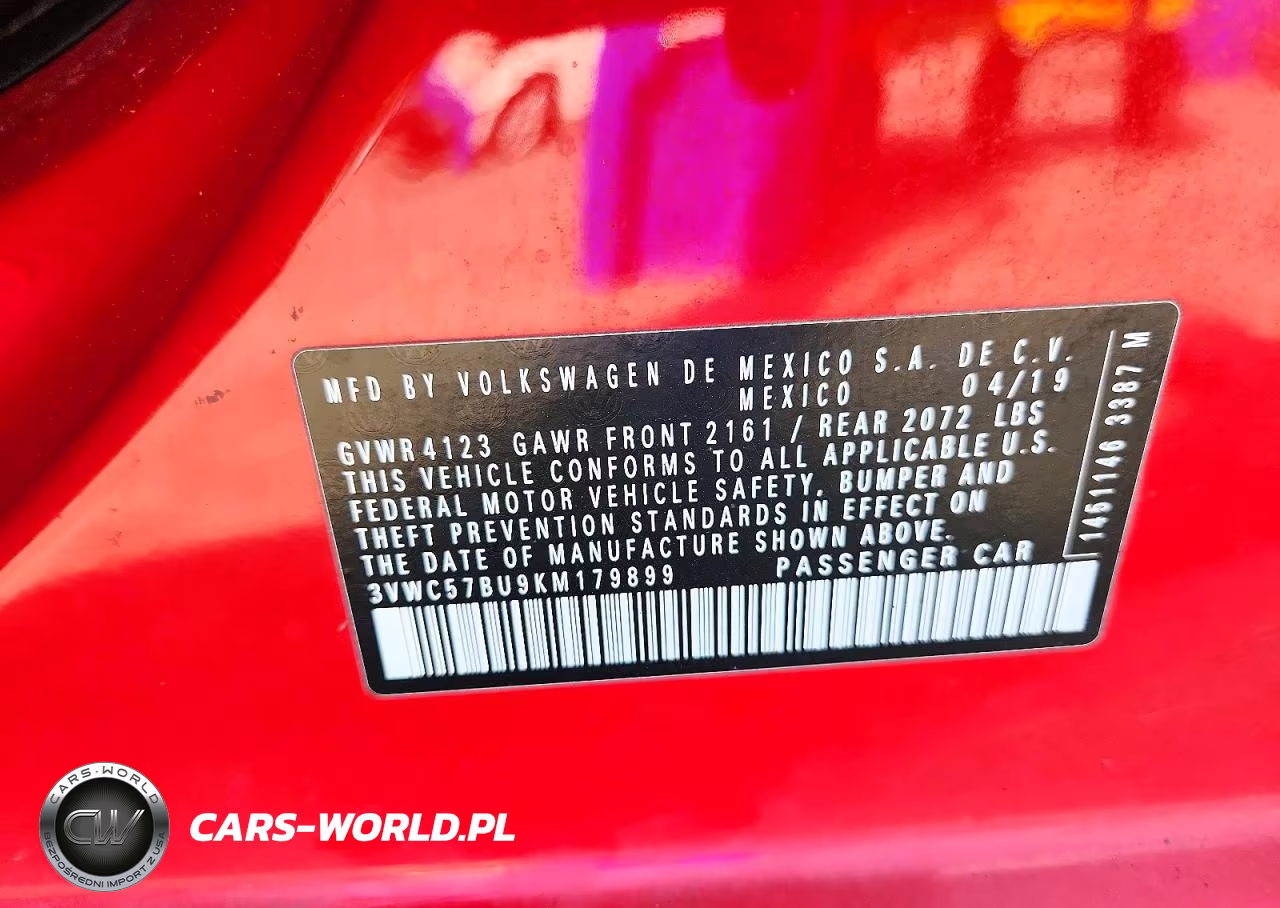 2019 Volkswagen Jetta S VIN:3VWC57BU9KM179899 - 13
