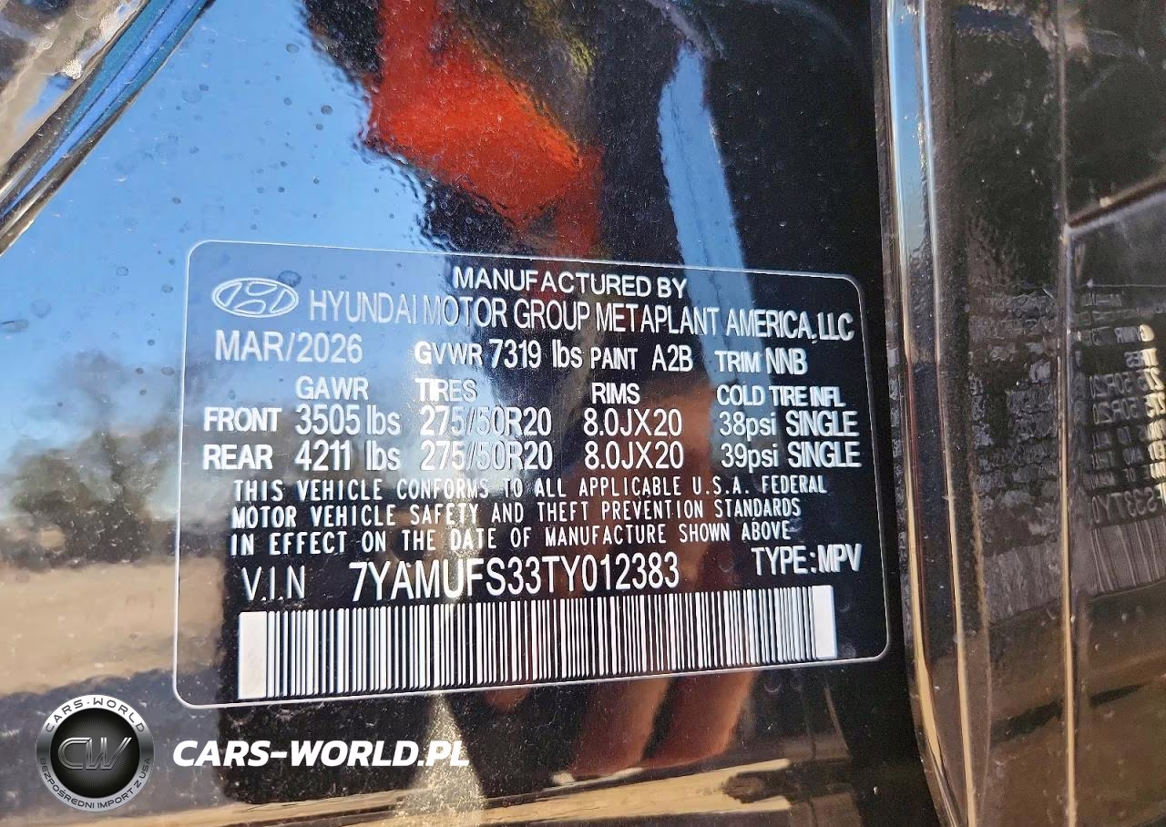 2026 Hyundai Ioniq 9 Sel VIN:7YAMUFS33TY012383 - 14