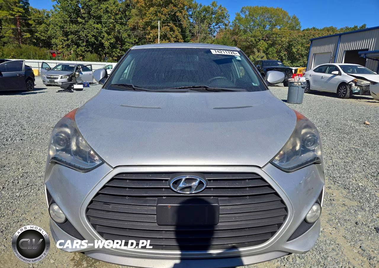 2013 Hyundai Veloster Turbo VIN:KMHTC6AE9DU100822 - 5