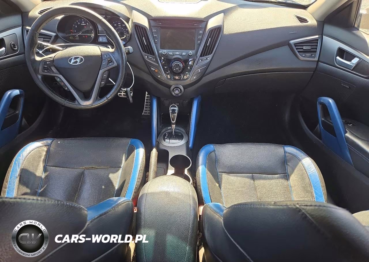 2013 Hyundai Veloster Turbo VIN:KMHTC6AE9DU100822 - 8