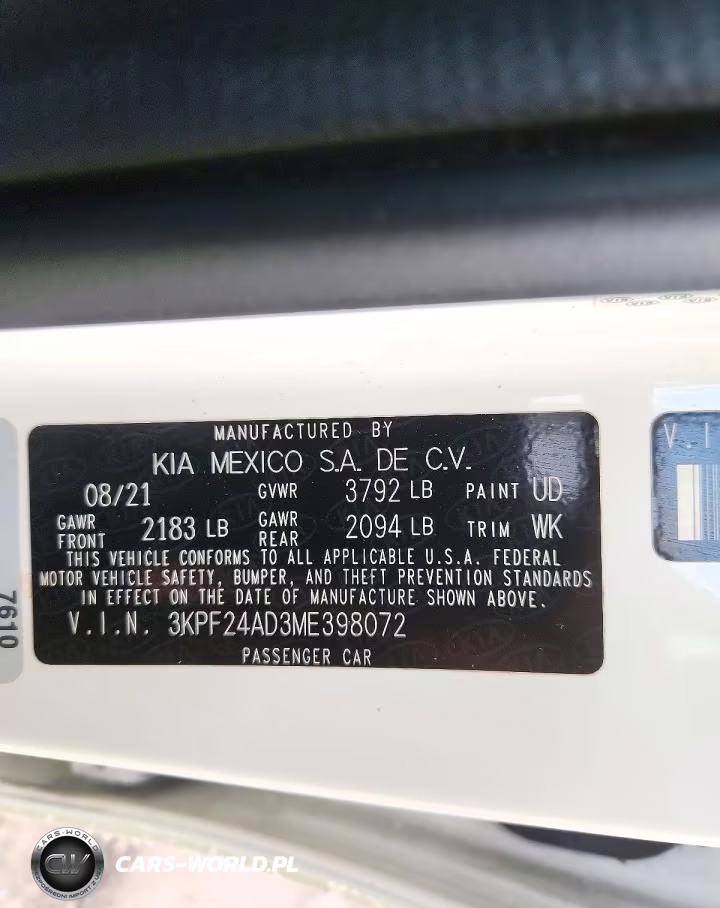2021 Kia Forte Lxs VIN:3KPF24AD3ME398072 - 12