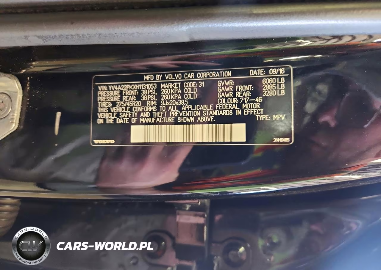 2017 Volvo Xc90 T6 VIN:YV4A22PKXH1131053 - 13
