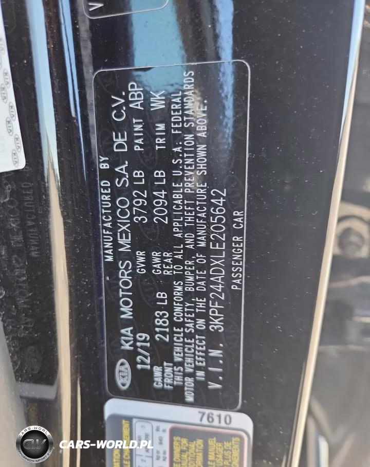2020 Kia Forte Lxs VIN:3KPF24ADXLE205642 - 12