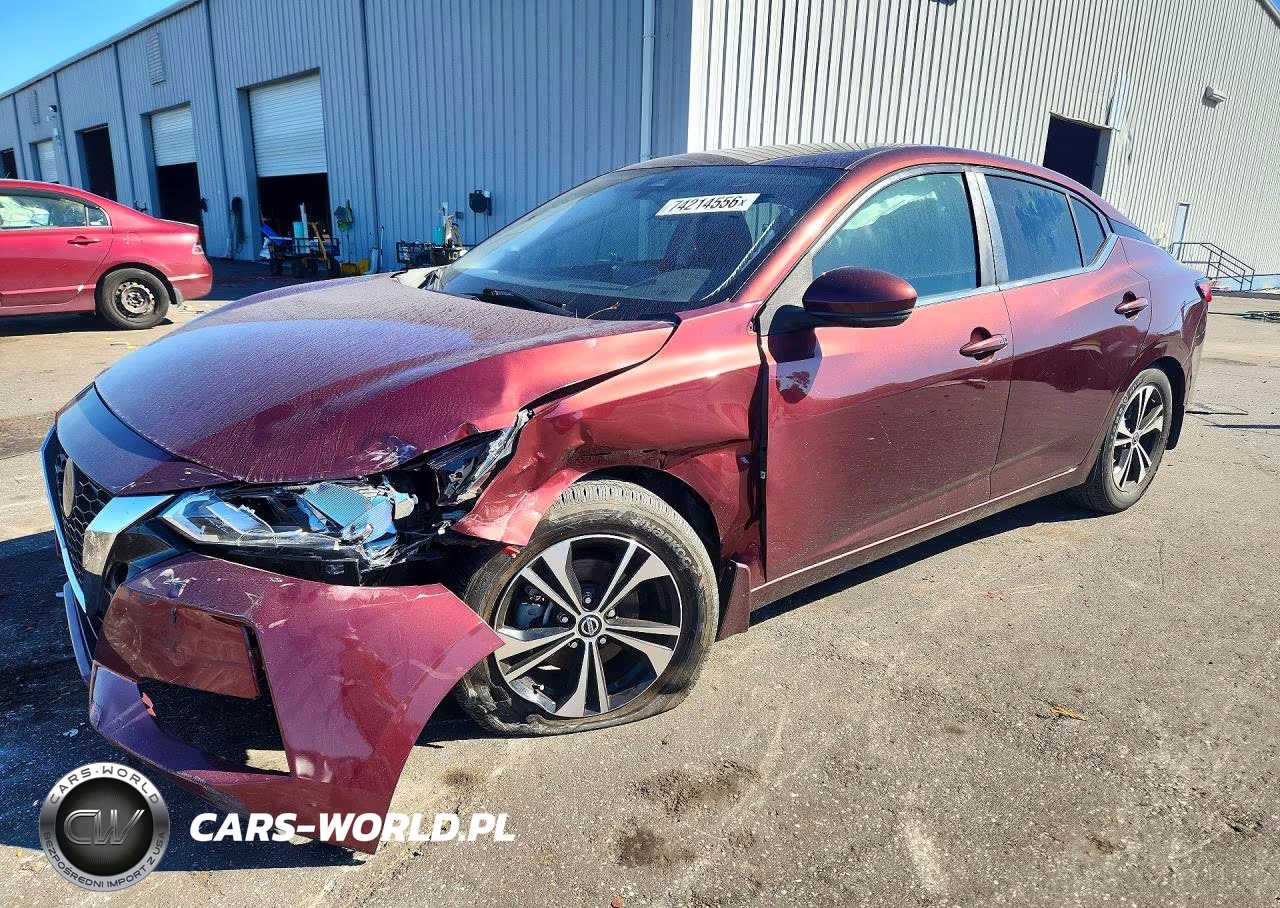 2020 Nissan Sentra Sv VIN:3N1AB8CVXLY264988 - 1