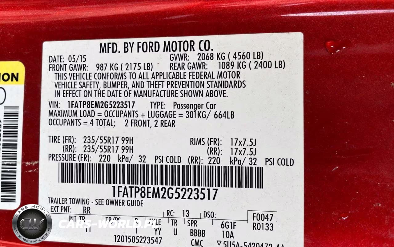 2016 Ford Mustang VIN:1FATP8EM2G5223517 - 10