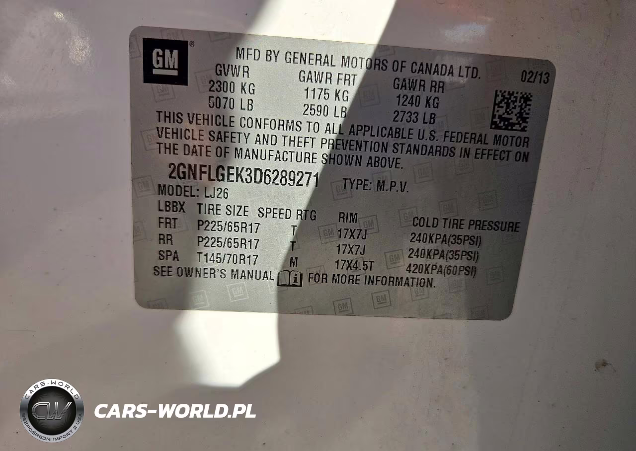2013 Chevrolet Equinox Ltz VIN:2GNFLGEK3D6289271 - 13