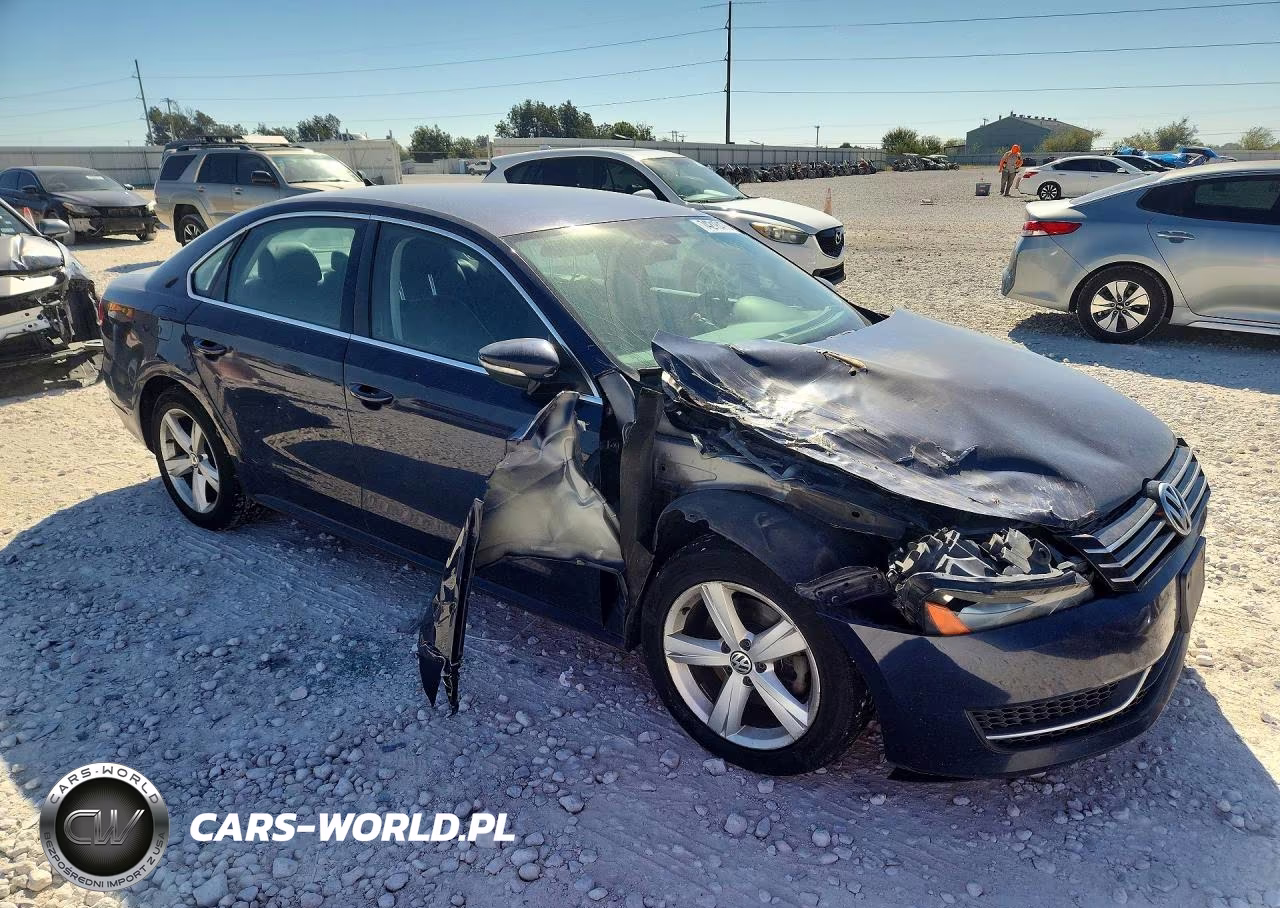 2012 Volkswagen Passat Se VIN:1VWBP7A38CC088091 - 4