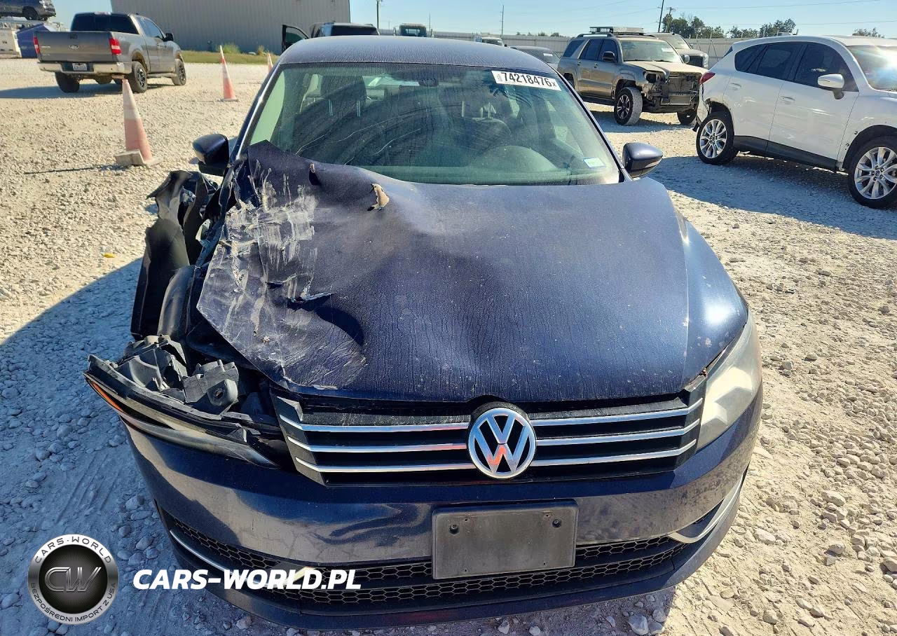 2012 Volkswagen Passat Se VIN:1VWBP7A38CC088091 - 5