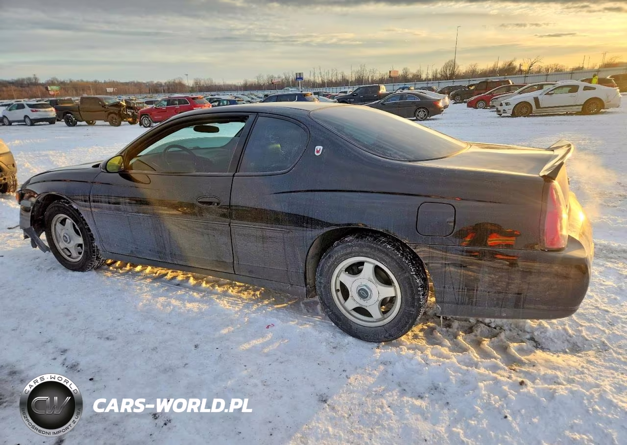 2001 Chevrolet Monte Carlo Ls VIN:2G1WW15E319318634 - 2