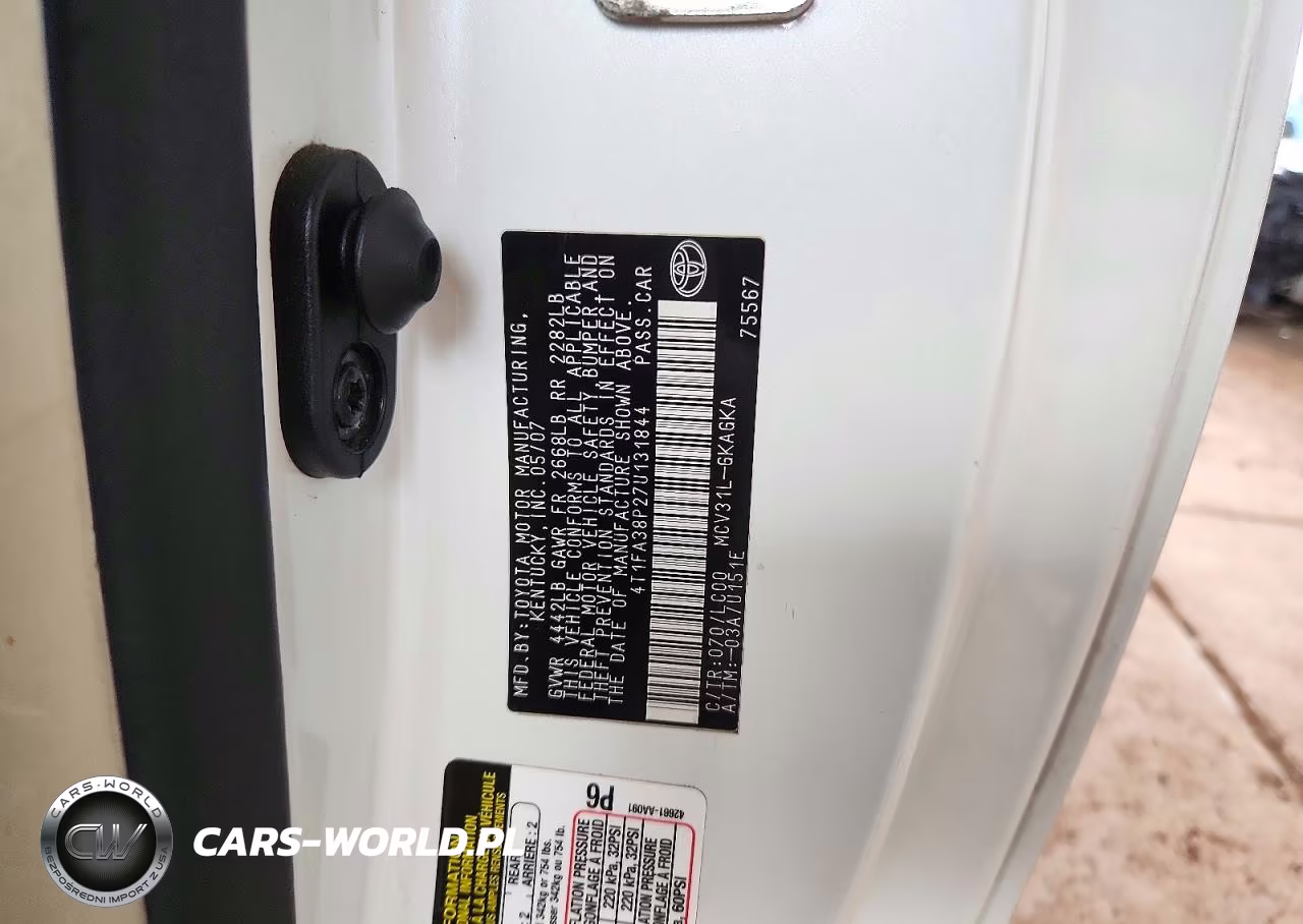 2007 Toyota Camry Solara Sle V6 VIN:4T1FA38P27U131844 - 12