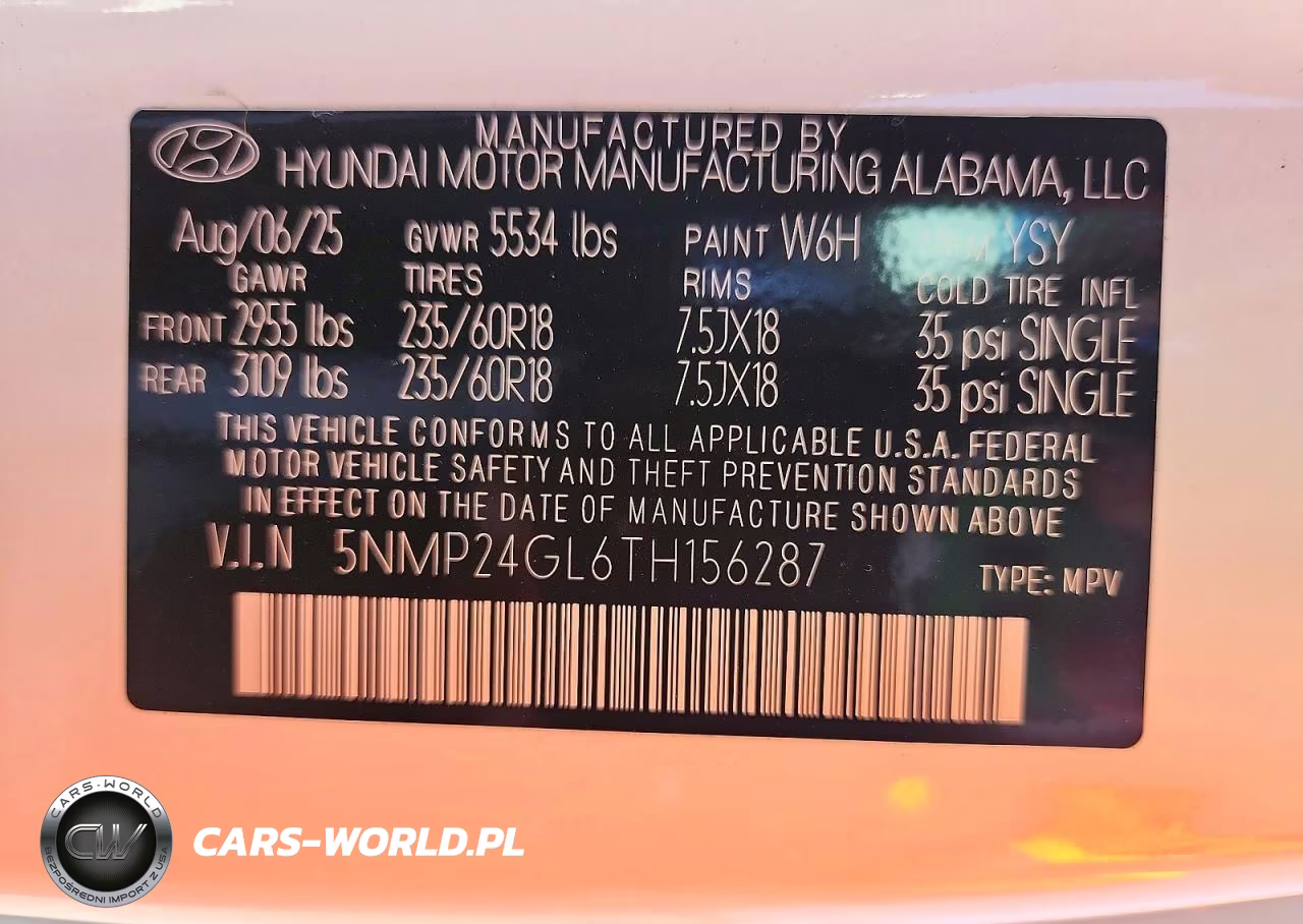 2026 Hyundai Santa Fe Sel VIN:5NMP24GL6TH156287 - 14
