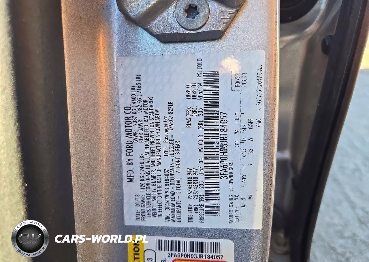 2018 Ford Fusion Se VIN:3FA6P0H93JR184057 - 12