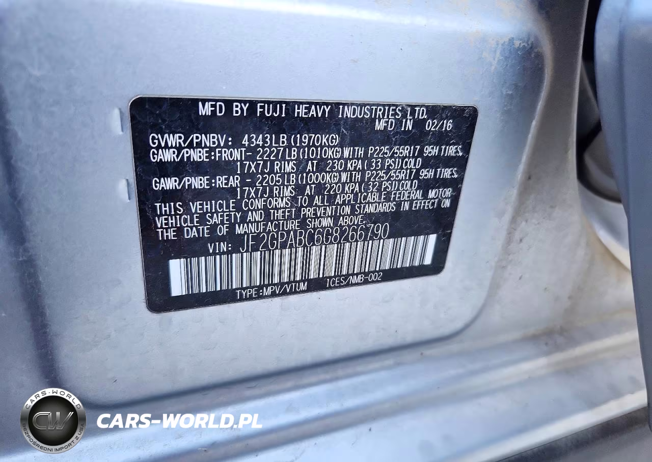 2016 Subaru Crosstrek 2.0I Premium VIN:JF2GPABC6G8266790 - 13