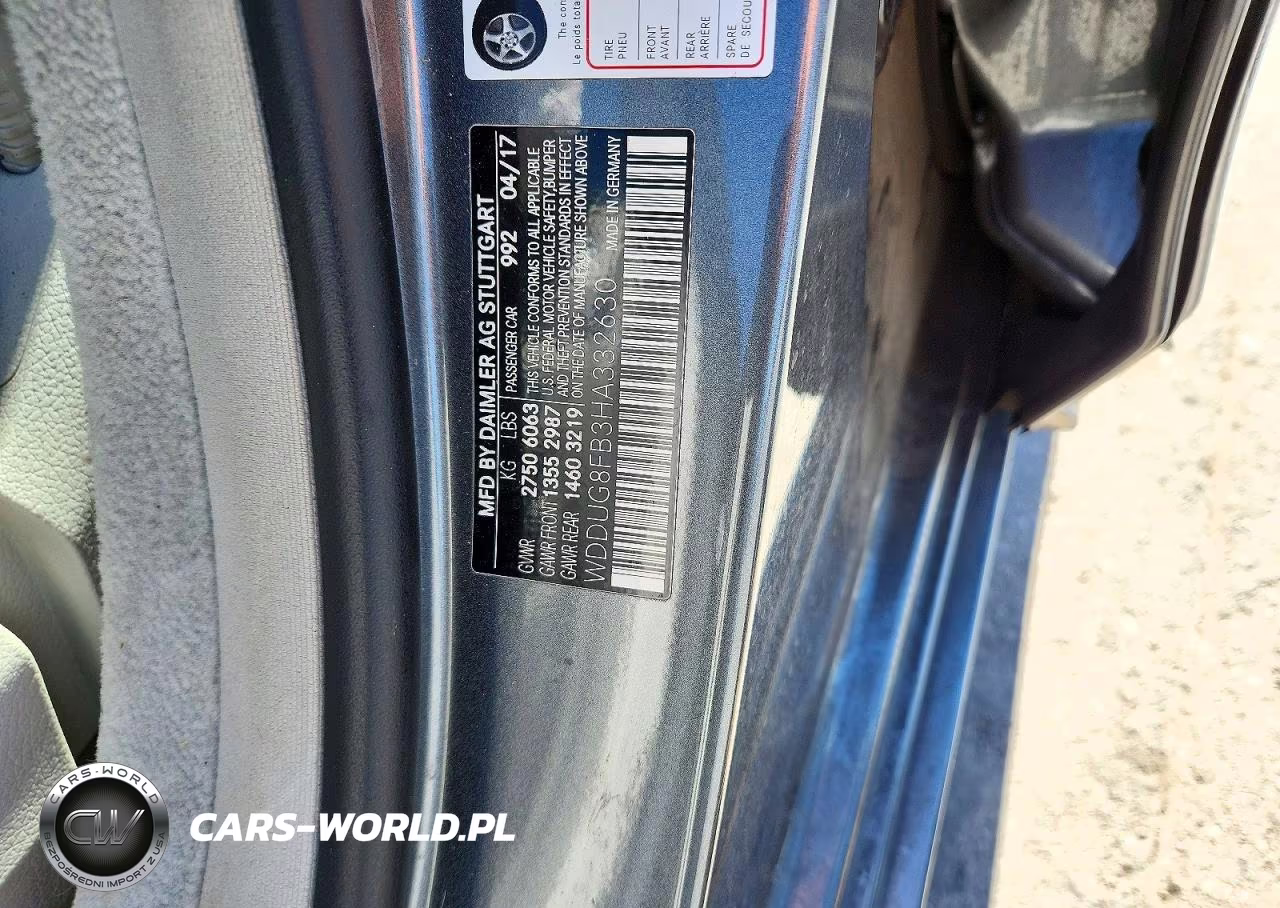 2017 Mercedes-Benz S 550 4Matic VIN:WDDUG8FB3HA332630 - 12