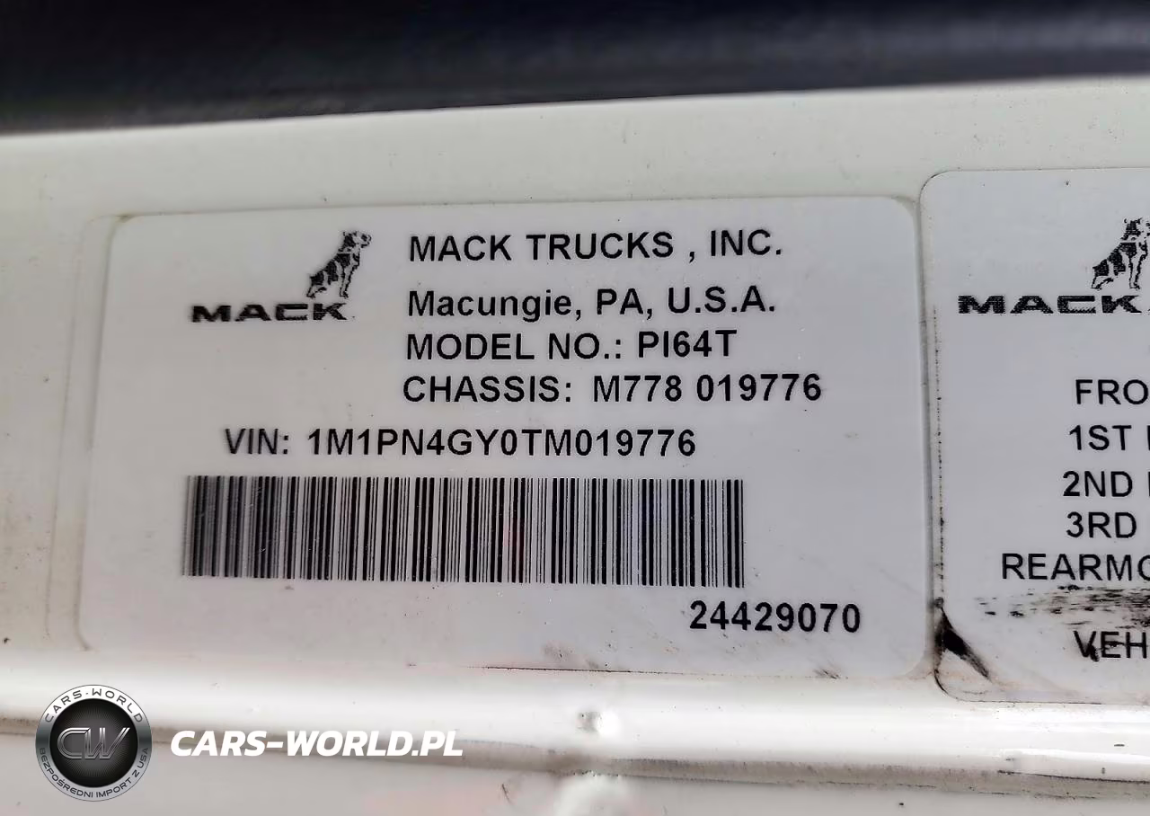 2026 Mack Pinnacle Semi Truck VIN:1M1PN4GY0TM019776 - 11
