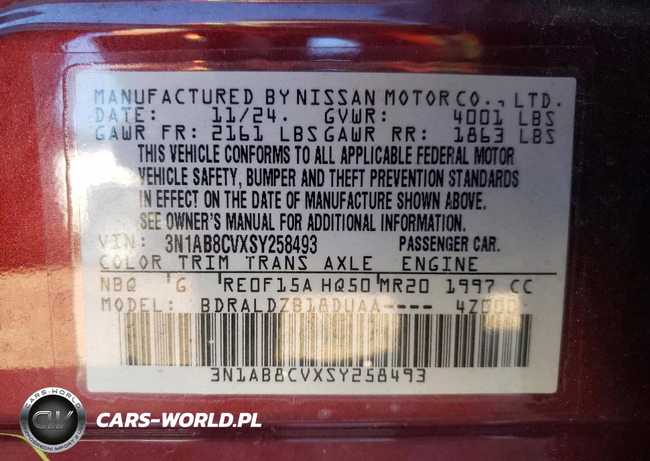 2025 Nissan Sentra Sv VIN:3N1AB8CVXSY258493 - 12