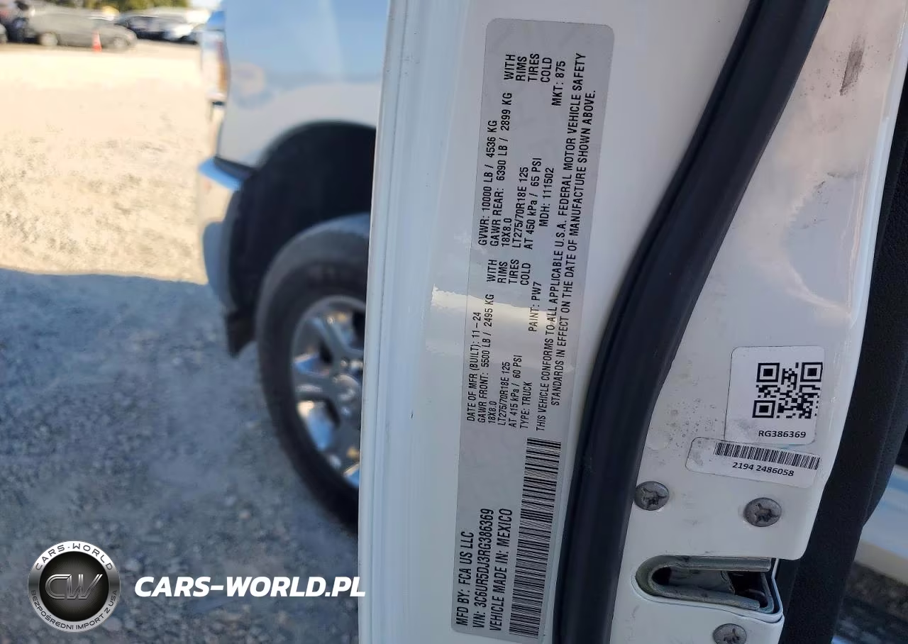 2024 Ram 2500 Big Horn VIN:3C6UR5DJ3RG386369 - 12