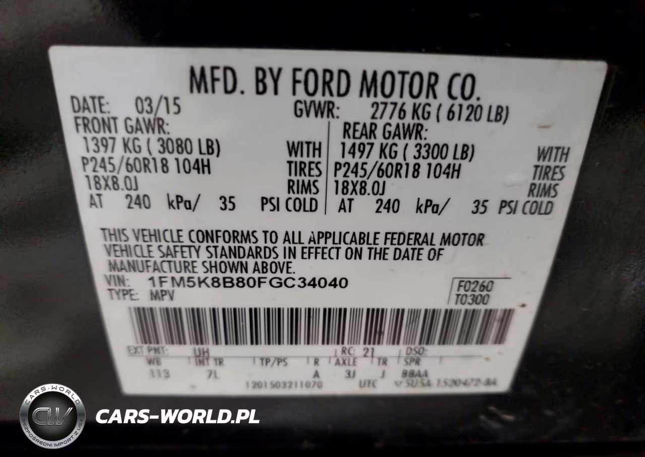 2015 Ford Explorer VIN:1FM5K8B80FGC34040 - 13