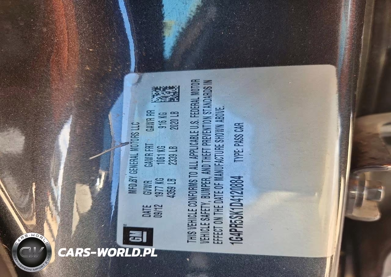 2013 Buick Verano Convenience VIN:1G4PR5SK1D4120884 - 12