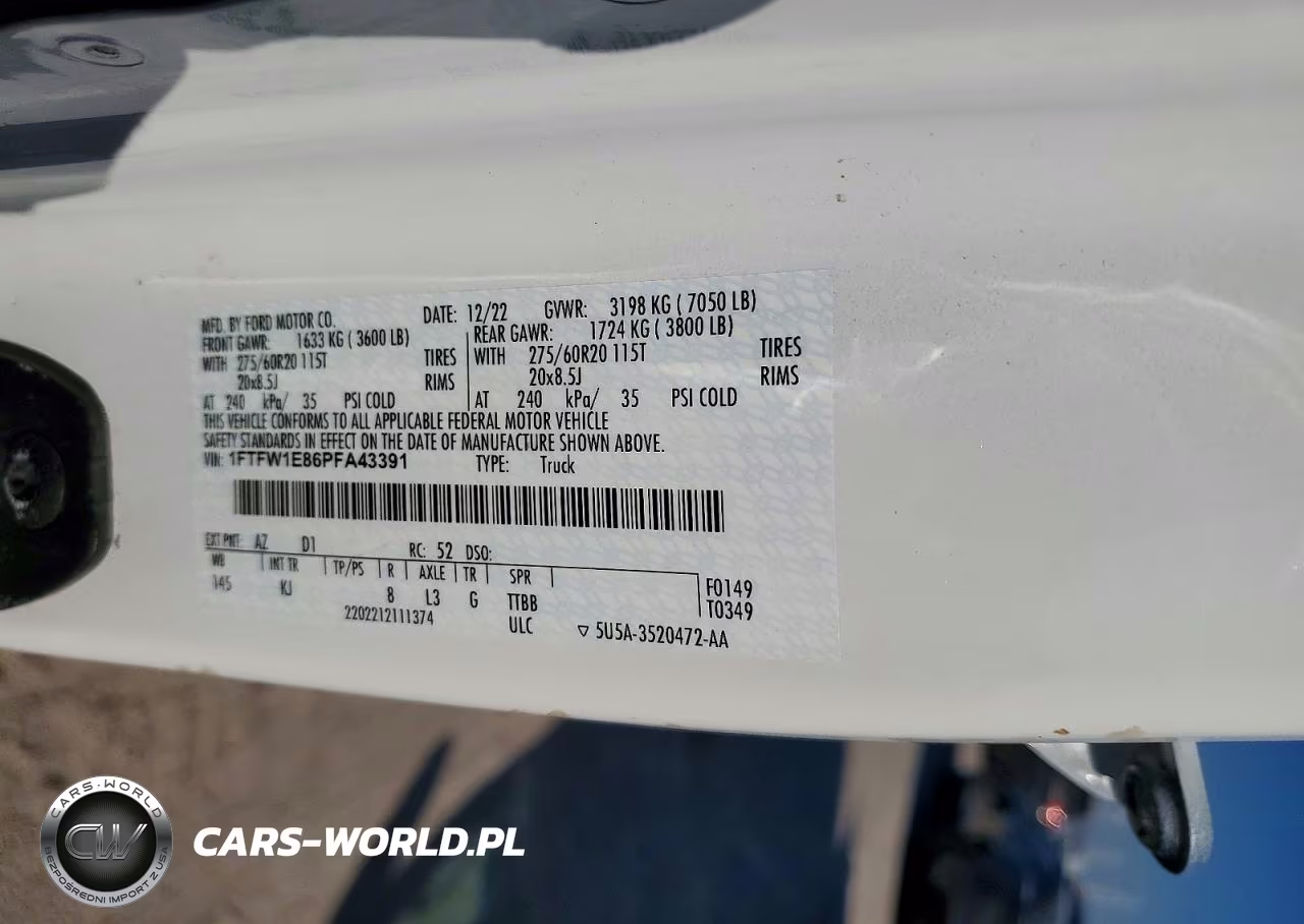 2023 Ford F-150 King Ranch VIN:1FTFW1E86PFA43391 - 12