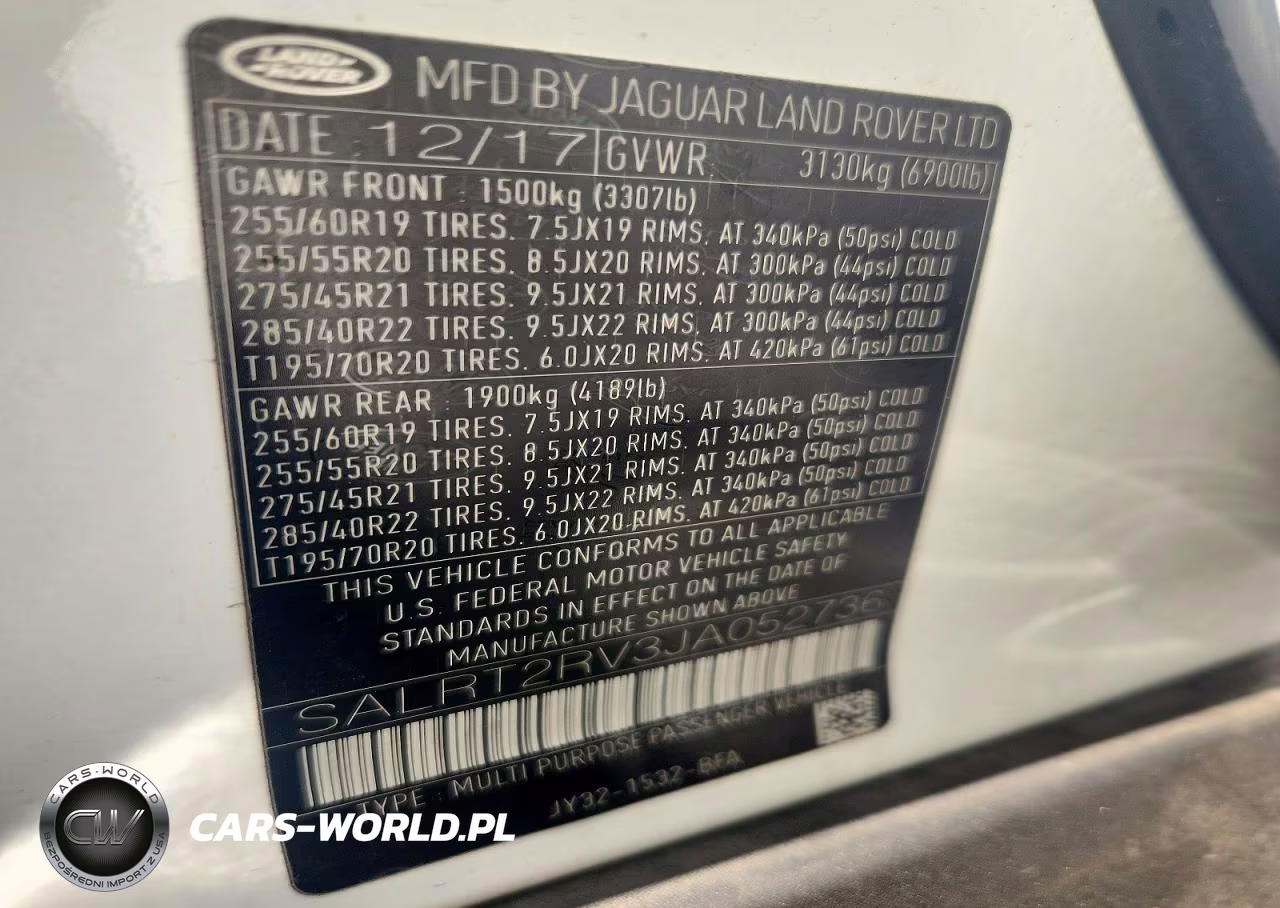 2018 Land Rover Discovery Hse Luxury VIN:SALRT2RV3JA052736 - 14