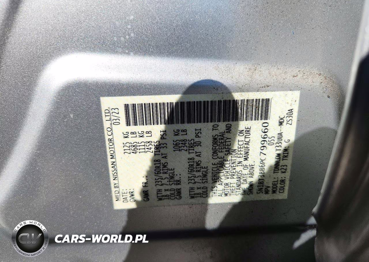 2023 NISSAN ROGUE SV VIN:5N1BT3BB6PC799660 - 14