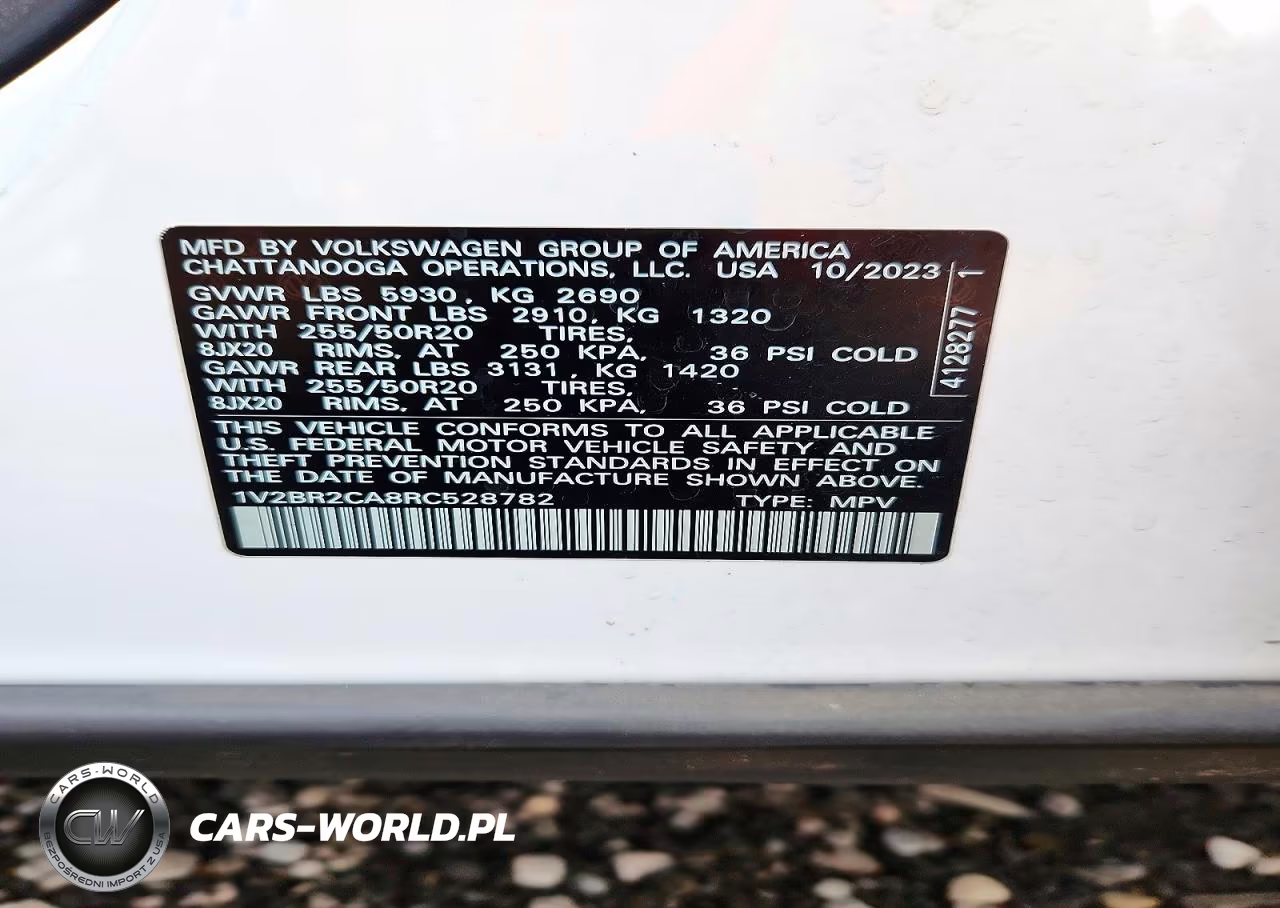 2024 Volkswagen Atlas Sel VIN:1V2BR2CA8RC528782 - 13