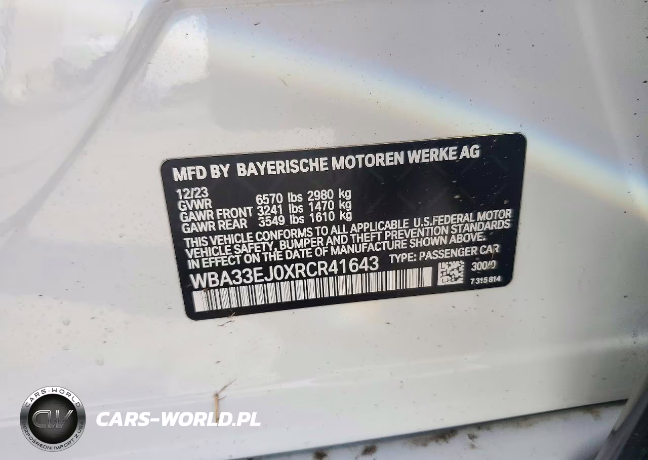2024 BMW 760 Xi VIN:WBA33EJ0XRCR41643 - 12