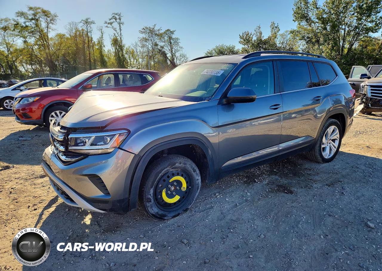 2021 Volkswagen Atlas Se VIN:1V2WR2CA7MC578325 - 1