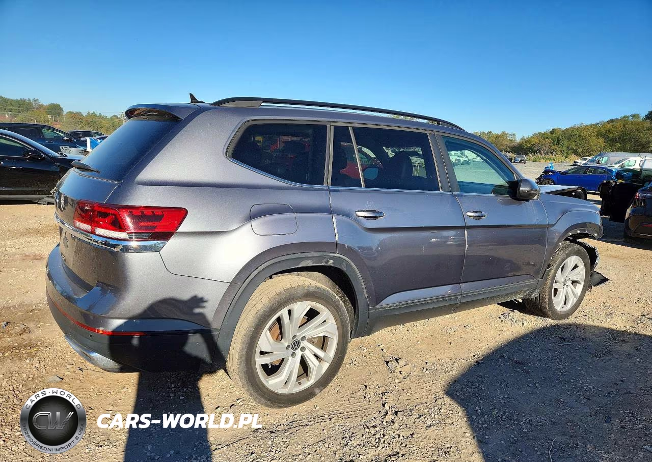 2021 Volkswagen Atlas Se VIN:1V2WR2CA7MC578325 - 3