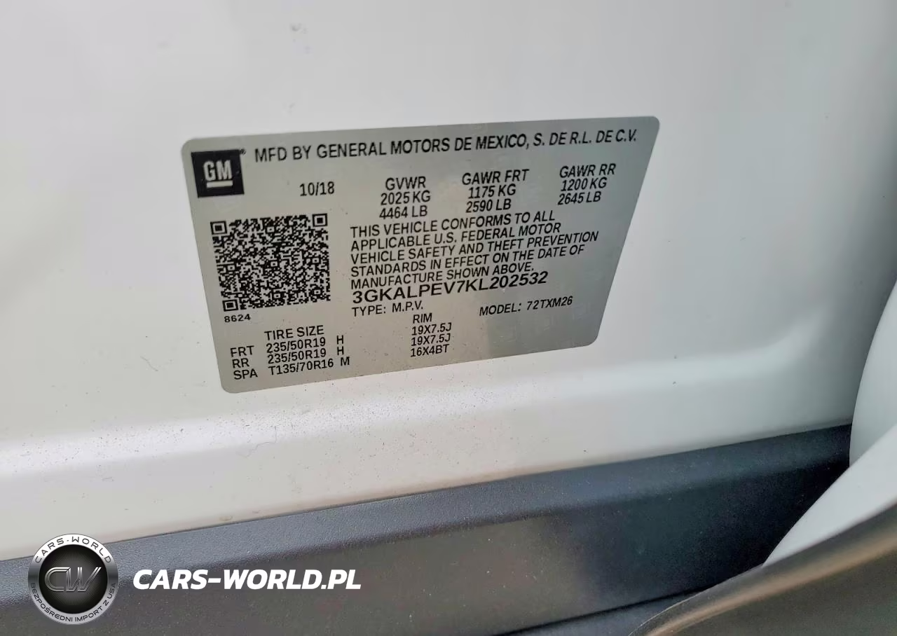 2019 GMC Terrain Slt VIN:3GKALPEV7KL202532 - 12