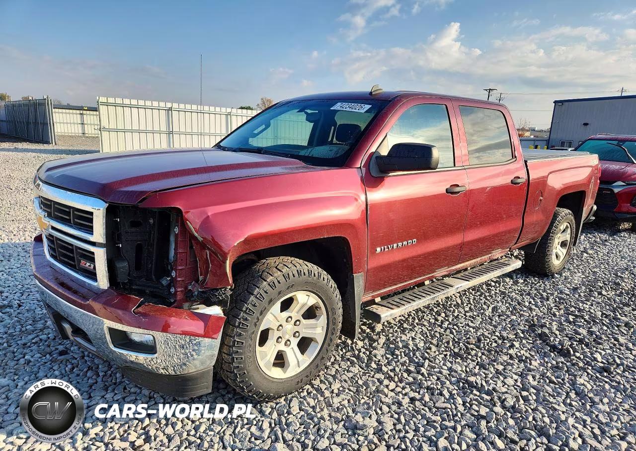 2014 Chevrolet Silverado K1500 Lt VIN:3GCUKREC8EG216183 - 1