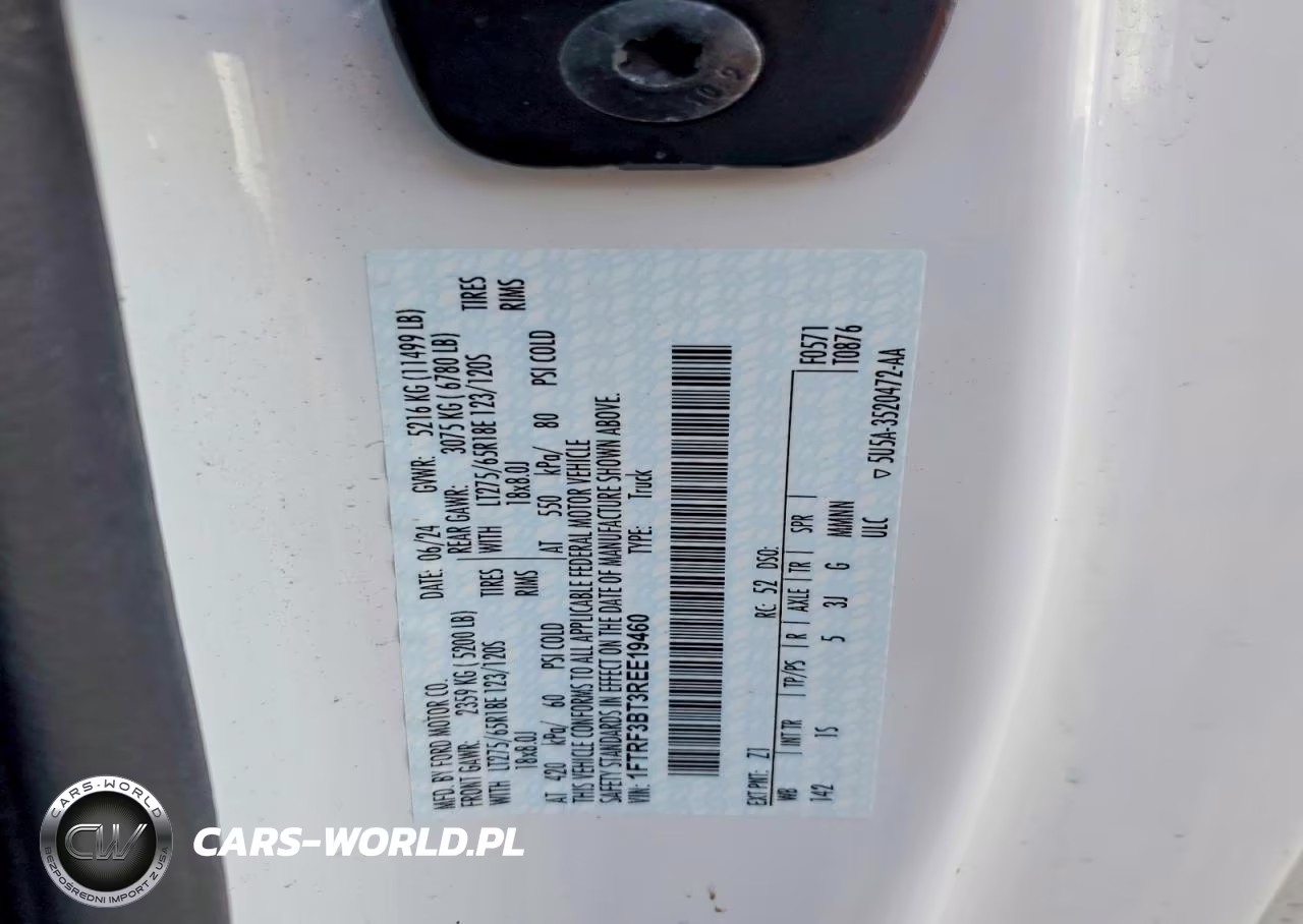 2024 Ford F350 Super Duty VIN:1FTRF3BT3REE19460 - 12