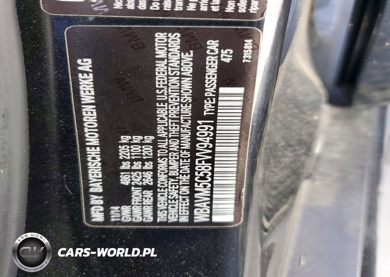 2015 BMW X1 xDrive35I VIN:WBAVM5C58FVV94991 - 12