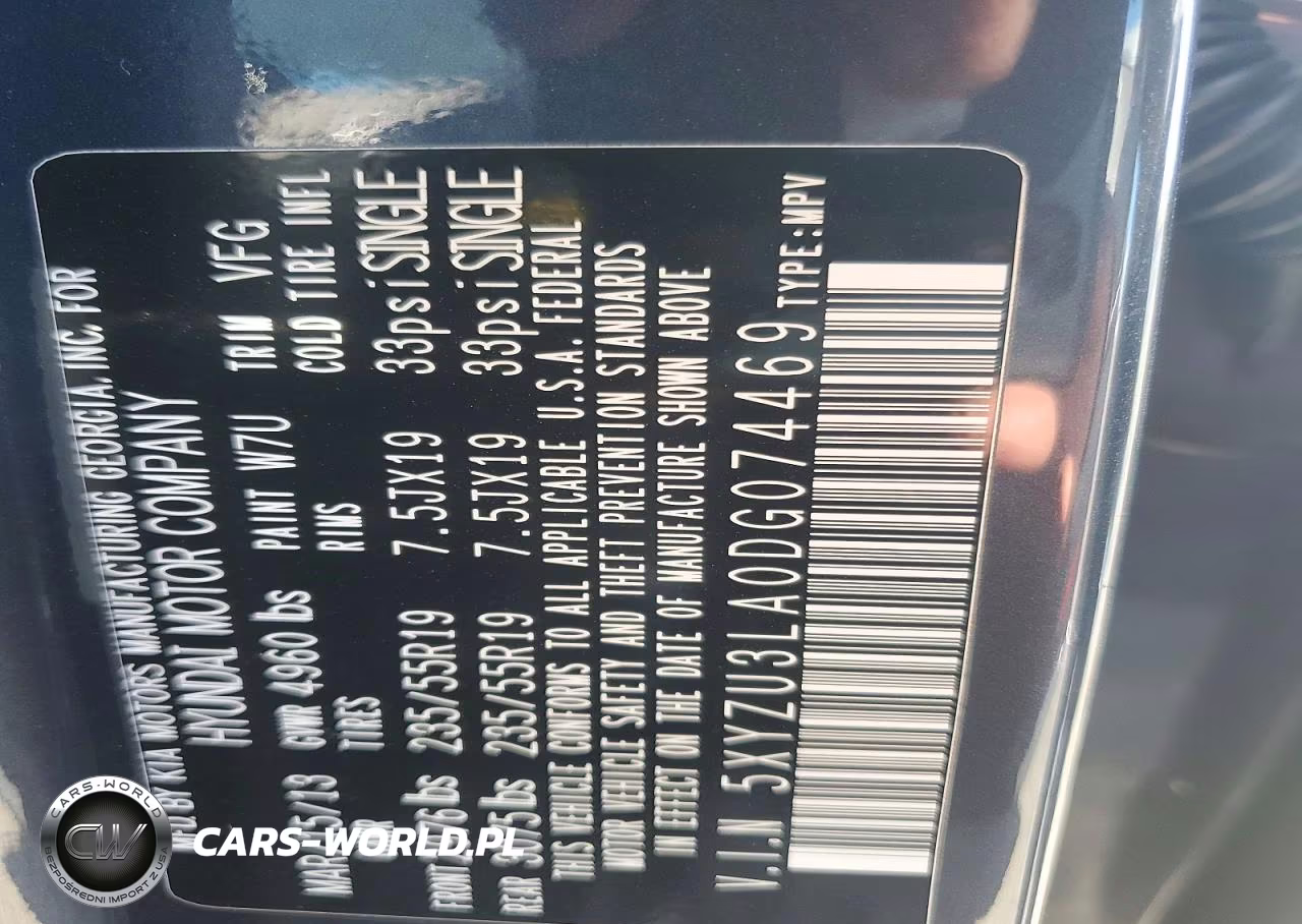2013 Hyundai Santa Fe Sport 2.0T VIN:5XYZU3LA0DG074469 - 13